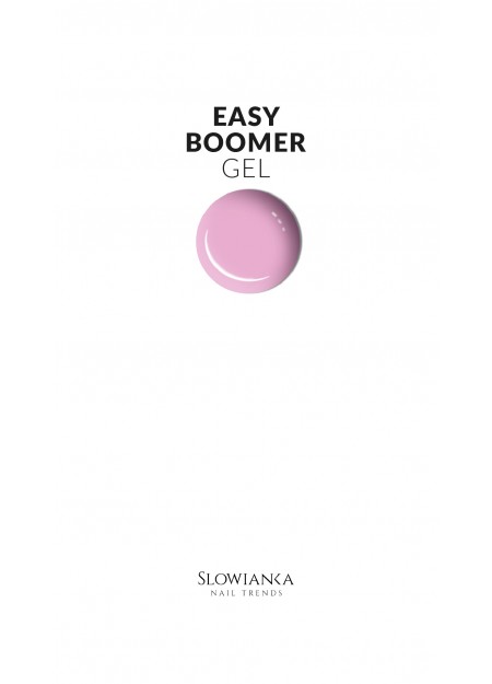 Easy Boomer Gel (EASY PEASY GELS) – Gradilni gel NEŽNO ROZA tena gostejše samoizravnalne strukture