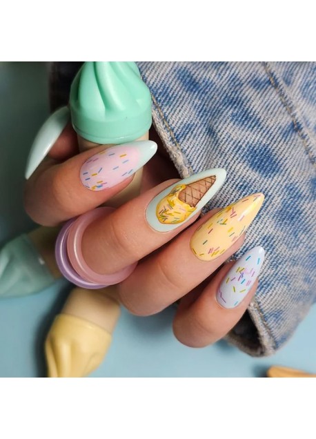 Top Coat No Wipe Sprinkles - zaključni top brez disperzije