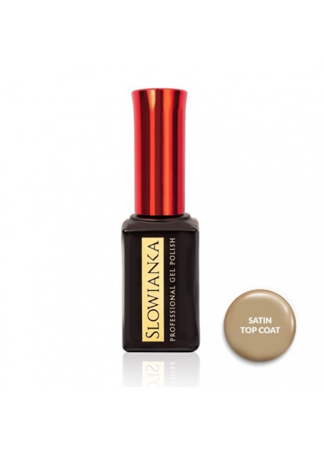 Satin Top Coat No Wipe - zaključni top brez disperzije s satenastim sijajem