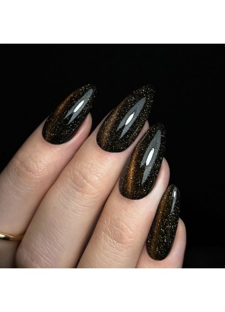 Amber Cat Eye - zaključni top s Cat Eye in Flash efektom