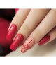 54 - barvni trajni lak za nohte (rdeča malina barva)