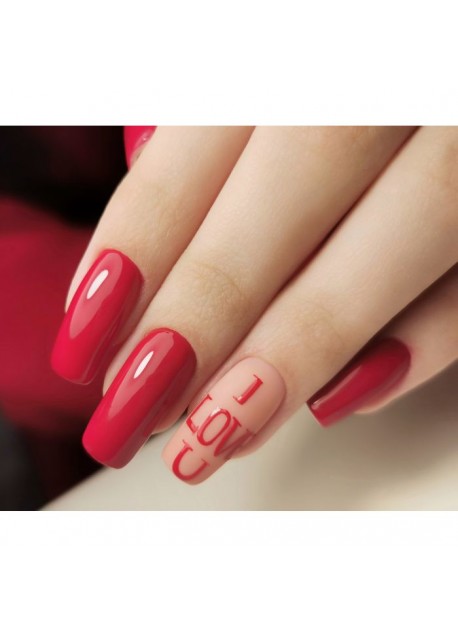 54 - barvni trajni lak za nohte (rdeča malina barva)