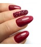 55 - barvni trajni lak za nohte (burgundi rdeča barva)