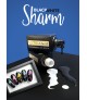 373 Sharm Black – črn barvni trajni lak za nohte (za Sharm tehniko)
