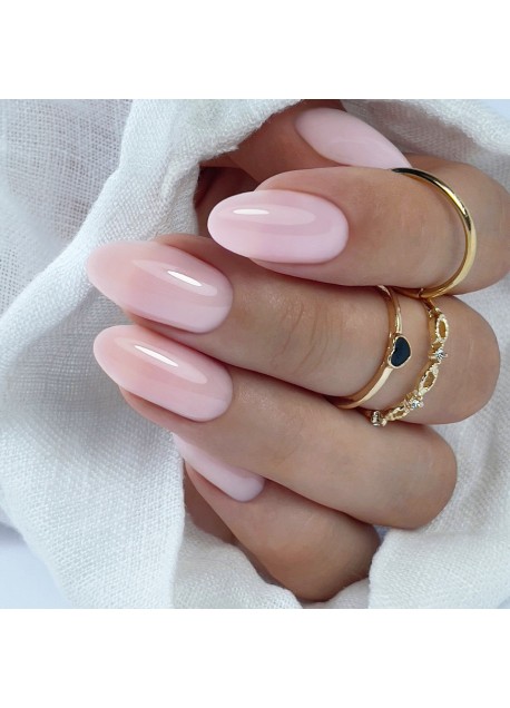 Pastel Rose - fiber gel v steklenički s čopičem za nohte