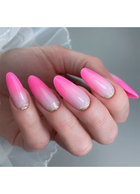 Milky Neon Rose - roza neon gradilni gel