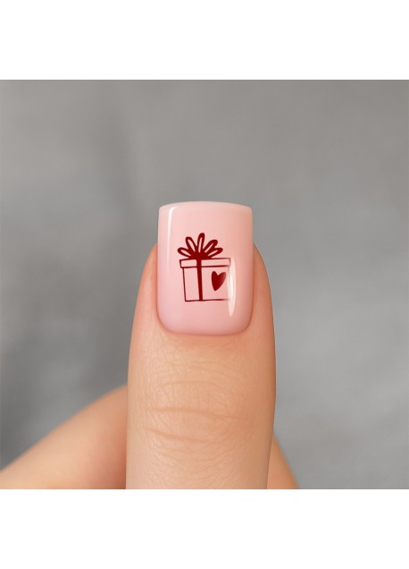 ArtStamp 05 (temno rdeč) - Lak za štampiljke