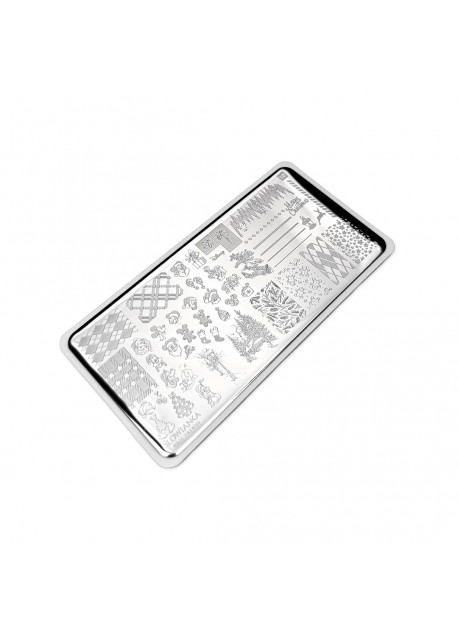 Šablona za Stamping Nr. 10 - zimski motivi in vzorci pravljičnega sveta