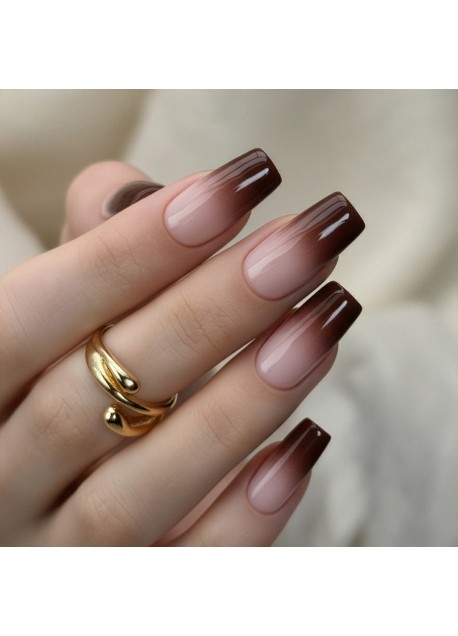 Coffee Brown - gost rjav barvni gel pasta za poslikave in Baby Boomer