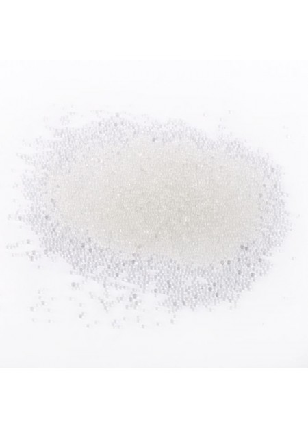 Snowflakes No14 - zelo droben kaviar za nail art v perla, skoraj prozorni barvi