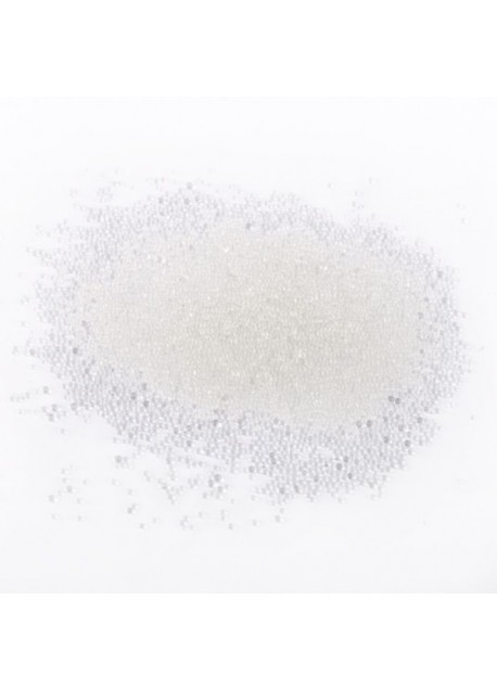 Snowflakes No14 - zelo droben kaviar za nail art v perla, skoraj prozorni barvi