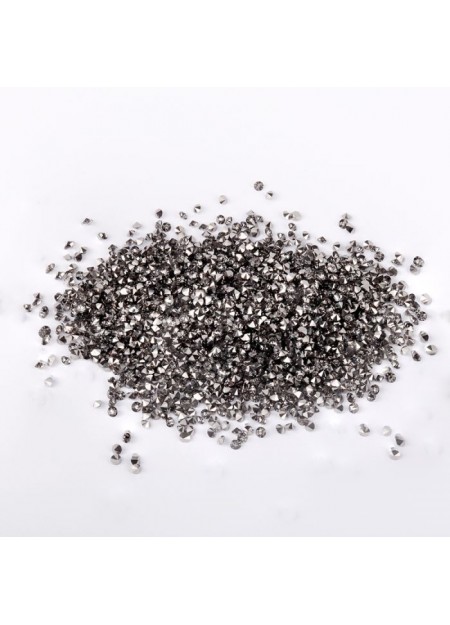 Gaga Style No10 - kristalčki za nail art sivo antracitne barve