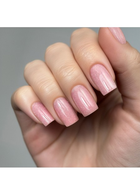 610 Sparkle Flash Base - kamuflažna baza z bleščicami v toplem roza odtenku