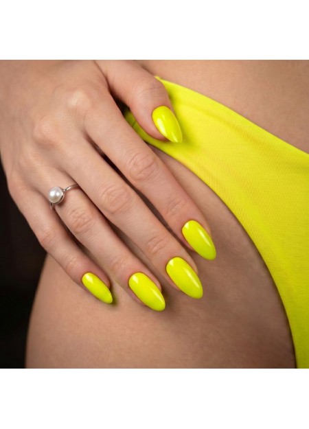 618 Electric Lime - barvni trajni lak za nohte (neon rumena barva)