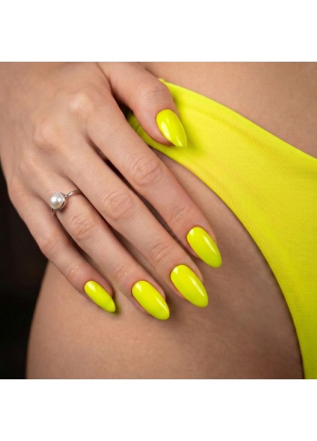 618 Electric Lime - barvni trajni lak za nohte (neon rumena barva)